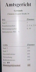 Hinweise Abteilungen Hinweise Abteilungen